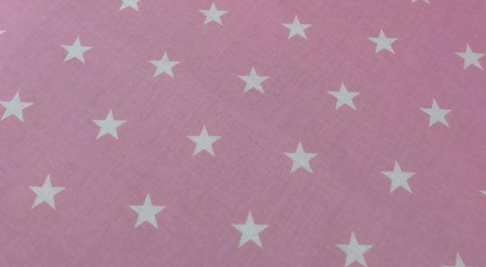 Сменная наволочка на подушку для беременных цвета: Звезды розово-белые